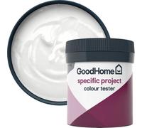 GoodHome Brilliant White Matt Colour Tester, 80Ml