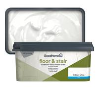 GoodHome Brilliant White Matt Floor & Stair Paint, 2L