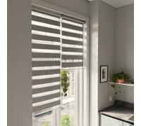 GoodHome Brize Corded Mottled Grey Day & Night Roller Blind (W)90Cm (L)180Cm