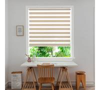 GoodHome Brize Corded Mottled Natural Day & Night Roller Blind (W)180Cm (L)180Cm