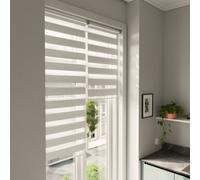 GoodHome Brize Corded Mottled White Day & Night Roller Blind (W)60Cm (L)180Cm