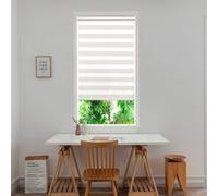 GoodHome Brize Corded Mottled White Day & Night Roller Blind (W)90Cm (L)180Cm