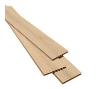 GoodHome Broadstairs Natural Wood Effect Structured Laminate Flooring Sample