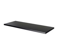 GoodHome Cadelia Matt Black Square Edge Chipboard & Laminate Worktop (T) 2Cm X (L) 120.5Cm X (W) 45.5Cm