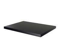 GoodHome Cadelia Matt Black Square Edge Chipboard & Laminate Worktop (T) 2Cm X (L) 60.5Cm X (W) 45.5Cm