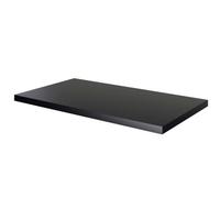 GoodHome Cadelia Matt Black Square Edge Chipboard & Laminate Worktop (T) 2Cm X (L) 80.5Cm X (W) 45.5Cm