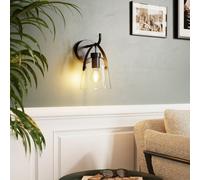 GoodHome Calume Bell Matt Black Wired Led Wall Light
