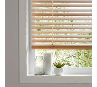 GoodHome Cana Natural Oak Effect Wood Venetian Blind (W)120Cm (L)180Cm