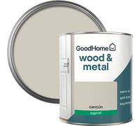 GoodHome Cancún Eggshell Metal & Wood Paint, 750Ml