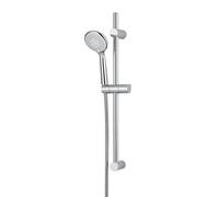 GoodHome Cavally Chrome Effect 3-Spray Pattern Shower Kit