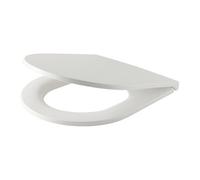 GoodHome Cavally White D-Shaped Soft Close Toilet Seat