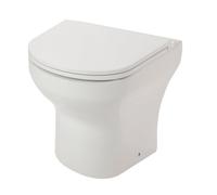 GoodHome Cavally White Back To Wall Toilet Set With Soft Close Seat & Concealed Cistern