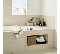 GoodHome Chalky Grey Matt Structured Stone Effect Ceramic Indoor Wall Tile, Pack Of 12, (L)600mm (W)200mm