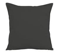 GoodHome Charcoal Plain Indoor Cushion (L)45Cm (W)45Cm