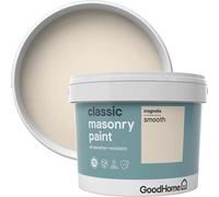 GoodHome Classic Magnolia Smooth Matt Masonry Paint, 10L