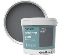 GoodHome Classic Oakland Smooth Matt Masonry Paint, 5L Tin