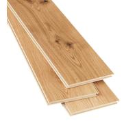 GoodHome Classy Natural Oak Effect Textured Composite Click Flooring Sample