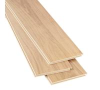 GoodHome Classy Pale Natural Oak Effect Textured Composite Click Flooring Sample