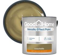 GoodHome Coachella Satin Metallic Effect Wall & Ceiling Emulsion Paint, 2.5L