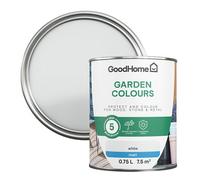 GoodHome Colour It White Matt Multi-Surface Paint, 750Ml