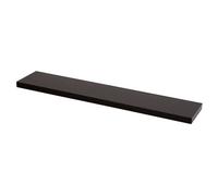 GoodHome Cusko Black Rectangular Floating Shelf (L)118Cm X (D)23.5Cm