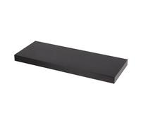 GoodHome Cusko Black Rectangular Floating Shelf (L)60Cm X (D)23.5Cm
