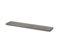GoodHome Cusko Grey Oak Effect Rectangular Floating Shelf (L)118Cm X (D)23.5Cm