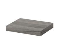 GoodHome Cusko Grey Oak Effect Rectangular Floating Shelf (L)30Cm X (D)23.5Cm