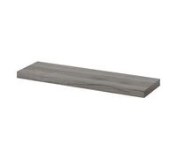 GoodHome Cusko Grey Oak Effect Rectangular Floating Shelf (L)80Cm X (D)23.5Cm