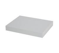 GoodHome Cusko Grey Rectangular Floating Shelf (L)30Cm X (D)23.5Cm