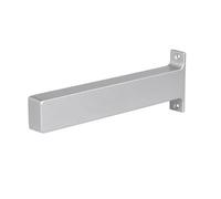 GoodHome Cusko Grey Steel Shelving Bracket (H)92mm (L)258mm (D)258mm, Pack Of 2