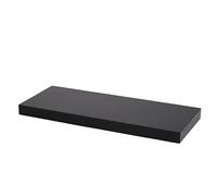 GoodHome Cusko Matt Black Rectangular Floating Shelf (L)80Cm X (D)23.5Cm