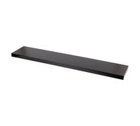 GoodHome Cusko Satin Black Rectangular Floating Shelf (L)118Cm X (D)23.5Cm