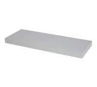 GoodHome Cusko Satin Grey Rectangular Floating Shelf (L)60Cm X (D)23.5Cm