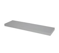 GoodHome Cusko Satin Grey Rectangular Floating Shelf (L)80Cm X (D)23.5Cm