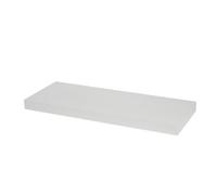 GoodHome Cusko White Rectangular Floating Shelf (L)80Cm X (D)23.5Cm