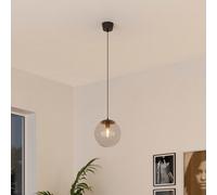 GoodHome Dacite Ball Matt Black Pendant Ceiling Light, (Dia)280mm