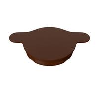 GoodHome Dark Oak Cover Cap, Pack Of 4
