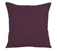 GoodHome Dark Plum Plain Indoor Cushion (L)45Cm (W)45Cm
