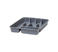 GoodHome Datil Anthracite Plastic Cutlery Tray, (H)51mm (W)260mm