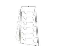 GoodHome Datil Silver Effect Pan Lid Holder