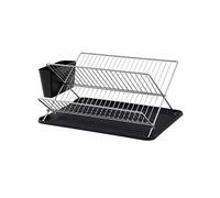 GoodHome Datil X-Shaped Dish Drainer Rack, (W)460mm
