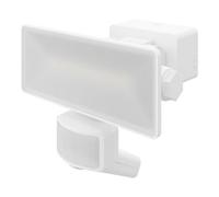 GoodHome Davern Awl1021-Iw White Mains-Powered Cool White Outdoor Led Pir Floodlight 2000Lm