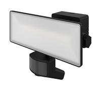 GoodHome Davern Awl1022-Ib Black Mains-Powered Cool White Outdoor Led Pir Floodlight 3000Lm