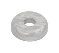 GoodHome Decor 35 Wooden White Pipe Collar (Dia)16mm, Pack Of 2