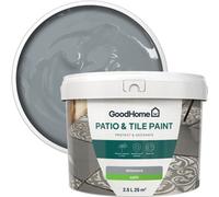 GoodHome Delaware Satin Patio & Tile Paint, 2.5L Tin