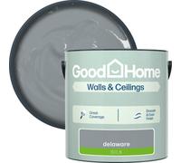 GoodHome Delaware Silk Wall & Ceiling Emulsion Paint, 2.5L