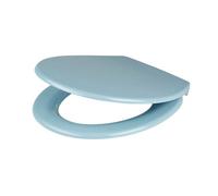 GoodHome Diani Blue Round Soft Close Toilet Seat