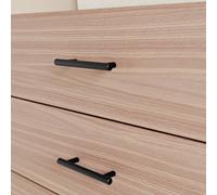 GoodHome Dizel Matt Black Any Room T-Shaped Pull Handle (L)13.6Cm (D)35mm, Pack Of 6