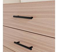 GoodHome Dizel Matt Black Any Room T-Shaped Pull Handle (L)16.8Cm (D)35mm, Pack Of 6